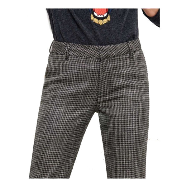 cigarette trousers lizzy fancy silver houndstooth 4