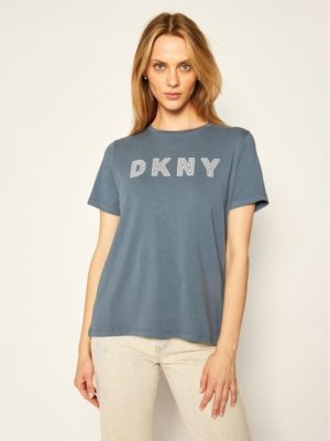 dkny tshirt blue grey 1