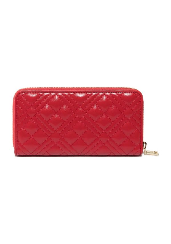 LOVE MOSCHINO RED WALLET KAPITONE 2