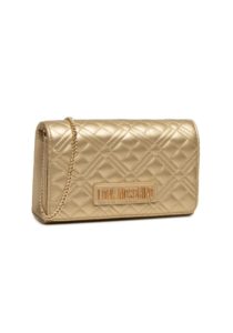 LOVE MOSCHINO CLUTCH XRISO KAPITONE 1