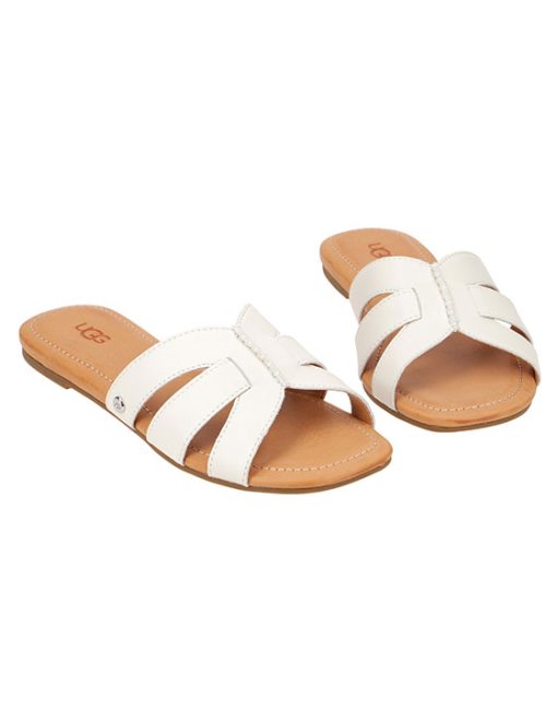 ugg women sandals ecru 6