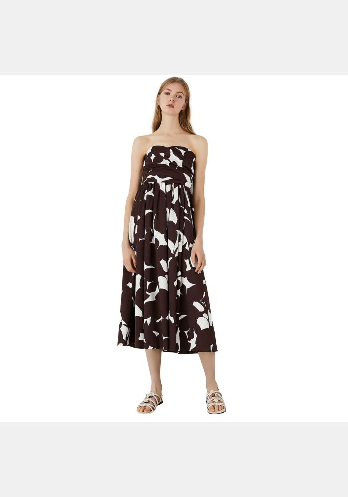 Emme/Marella Φόρεμα Patterned dress PROFETA 52212114 002 002 Brown