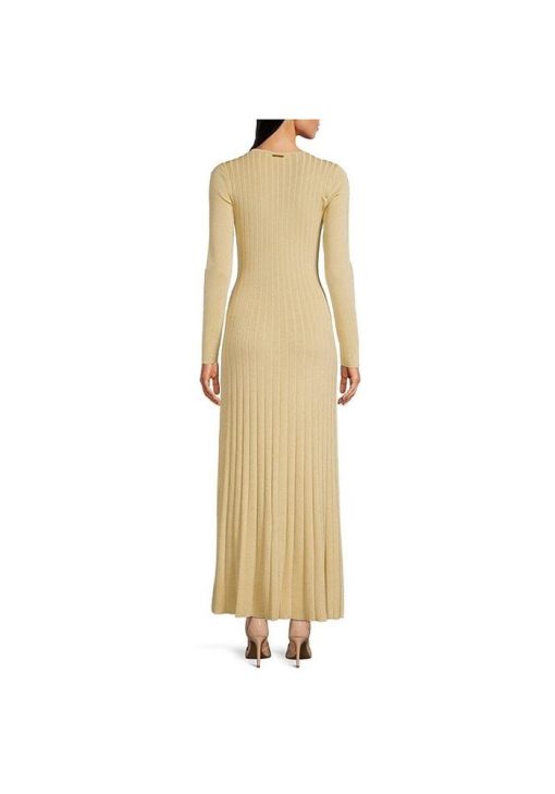 michaelkors forema lurex maxi gold 2