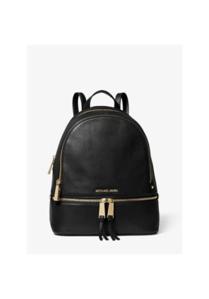 michaelkors rhea zip backpack black 1