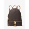 michaelkors rhea zip backpack brown 1