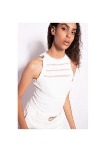pinko ribbed white 1