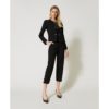 twinset cropped trouser black 1