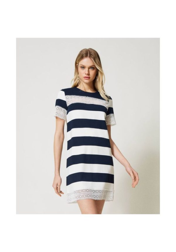 twinset striped dress 1