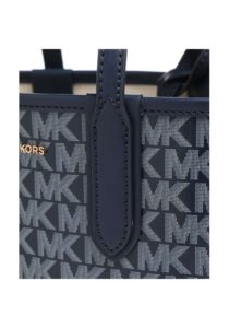 michael kors eliza handbag navy 4