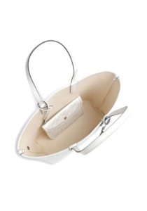 michael kors eliza handbag white 3