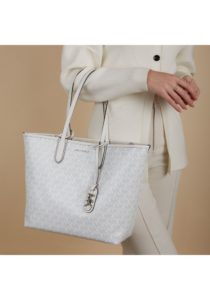 michael kors white bucket bag