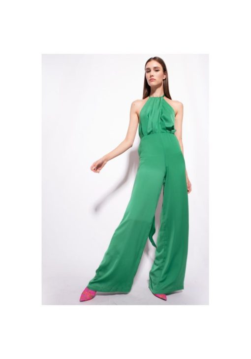 pinko jumpsuit green 3