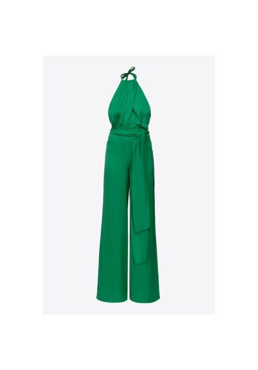 pinko jumpsuit green 5