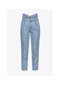 pinko twill bustier denim 5