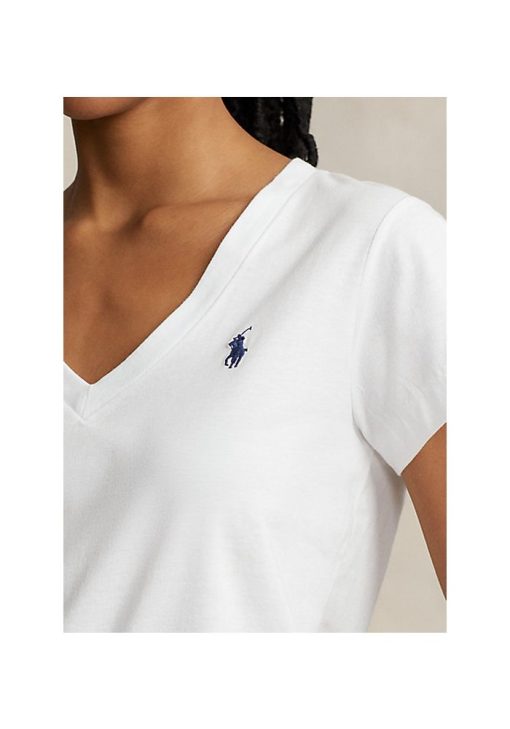 polo ralphlauren tshirt v neck white 5