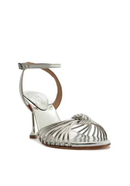 schutz sandalia silver 2