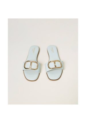 twinset slides agave green 4