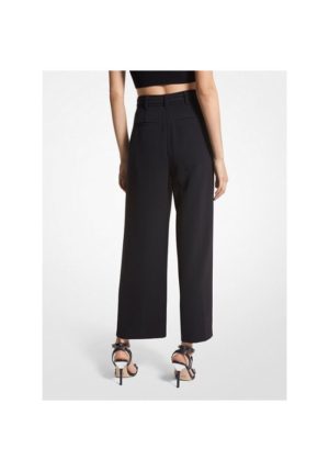 michaelkors cropped stretch twill trousers 2