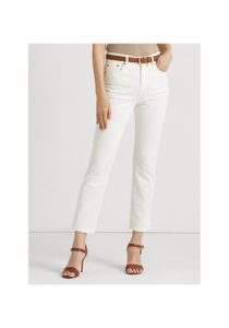 ralphlauren high rise straight jeans white 3