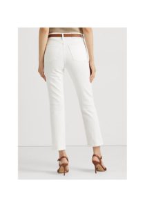 ralphlauren high rise straight jeans white 5