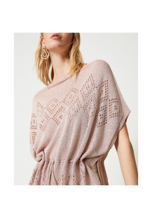 twinset lurex poncho 4