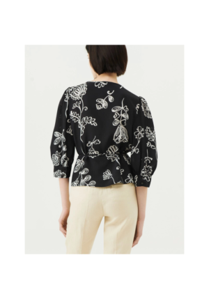 marella blouse silk black 2