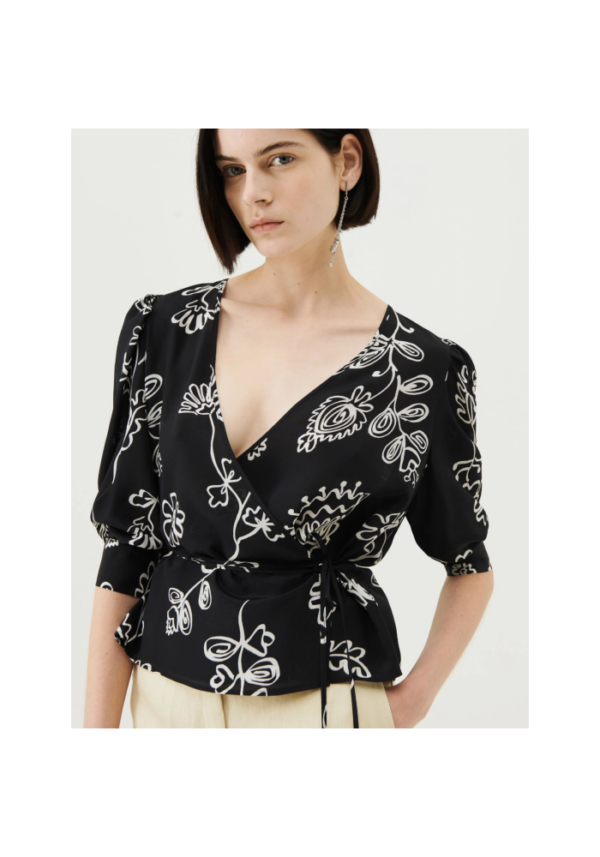 marella blouse silk black 4