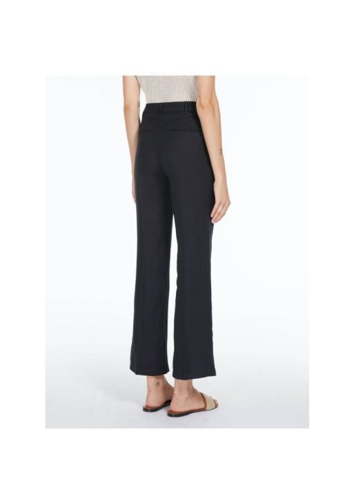 marella trousers lino black 2