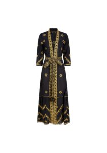 pranella annie maxi dress black 1