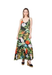 INOA Clothing STRAP Silk Maxi Dress 5