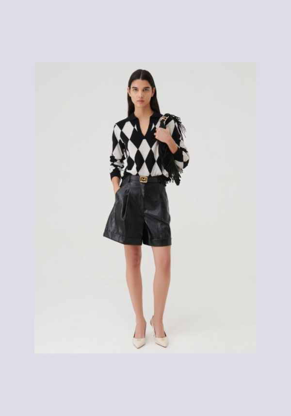 marella-Fabric- shorts-black-1