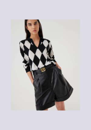 marella-Fabric- shorts-black-3