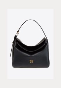pinko-big-leaf-bag-hobo-black-1
