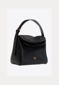 pinko-big-leaf-bag-hobo-black-3
