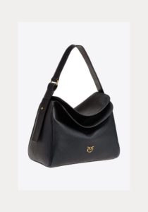 pinko-big-leaf-bag-hobo-black-6