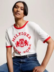 Tommy Hilfiger-T-Shirt-με Λογότυπο-Ancient-White-5