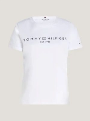 Tommy Hilfiger-T-Shirt-με-κλασική-λαιμόκοψη-Optic-White-2