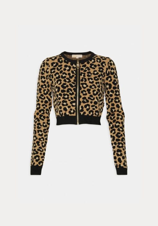 michaelkors-Ζακέτα- με φερμουάρ- Leopard- Jacquard- knit-3