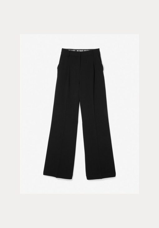 michelkors-Crepe- Wide-Leg -Pants-black-3