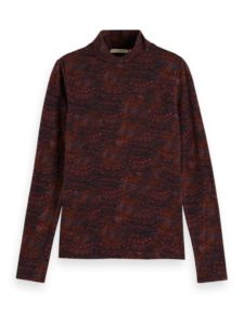 Scotch & Soda-Μπλούζα-Εμπριμέ-mockneck-173269-6379-Multi-1