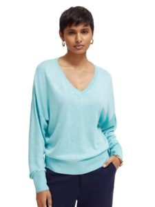 Scotch & Soda-Πουλόβερ-Λαιμόκοψη-173339-6510-Light-Blue-1