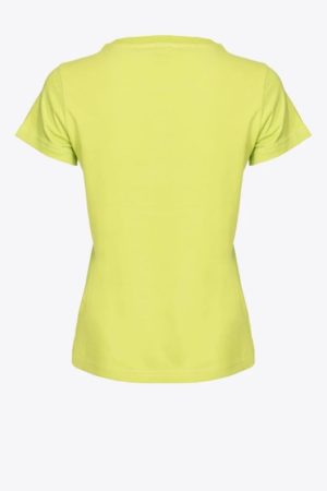 pinko-t-shirt-με-logo-100355A0KO-S63-GREEN-2