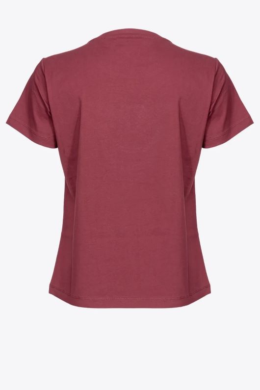 pinko-t-shirt-με-Κέντημα-100535Α15D-WW8-Bordeaux-4