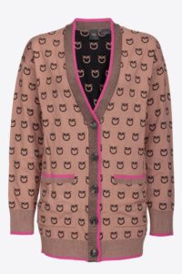 pinko-Ζακέτα-με-λογότυπο-101562Α112-CZ3-Brown-3