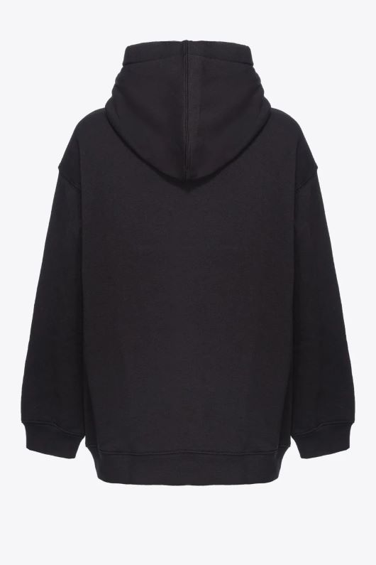 pinko-Φούτερ-με-λογότυπο-Lovebirds-101685A12V-Ζ99-Black-4
