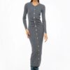 pinko-Φόρεμα-slim-101926A15S-DarkGrey-1