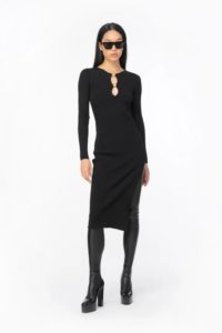 pinko-Φόρεμα-Με-Αγκράφες-101845Α15S-Z99-Black-1