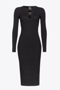 pinko-Φόρεμα-Με-Αγκράφες-101845Α15S-Z99-Black-3