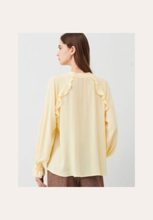 marella-Ruffle- blouse-yellow-1