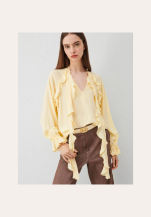 marella-Ruffle- blouse-yellow-2